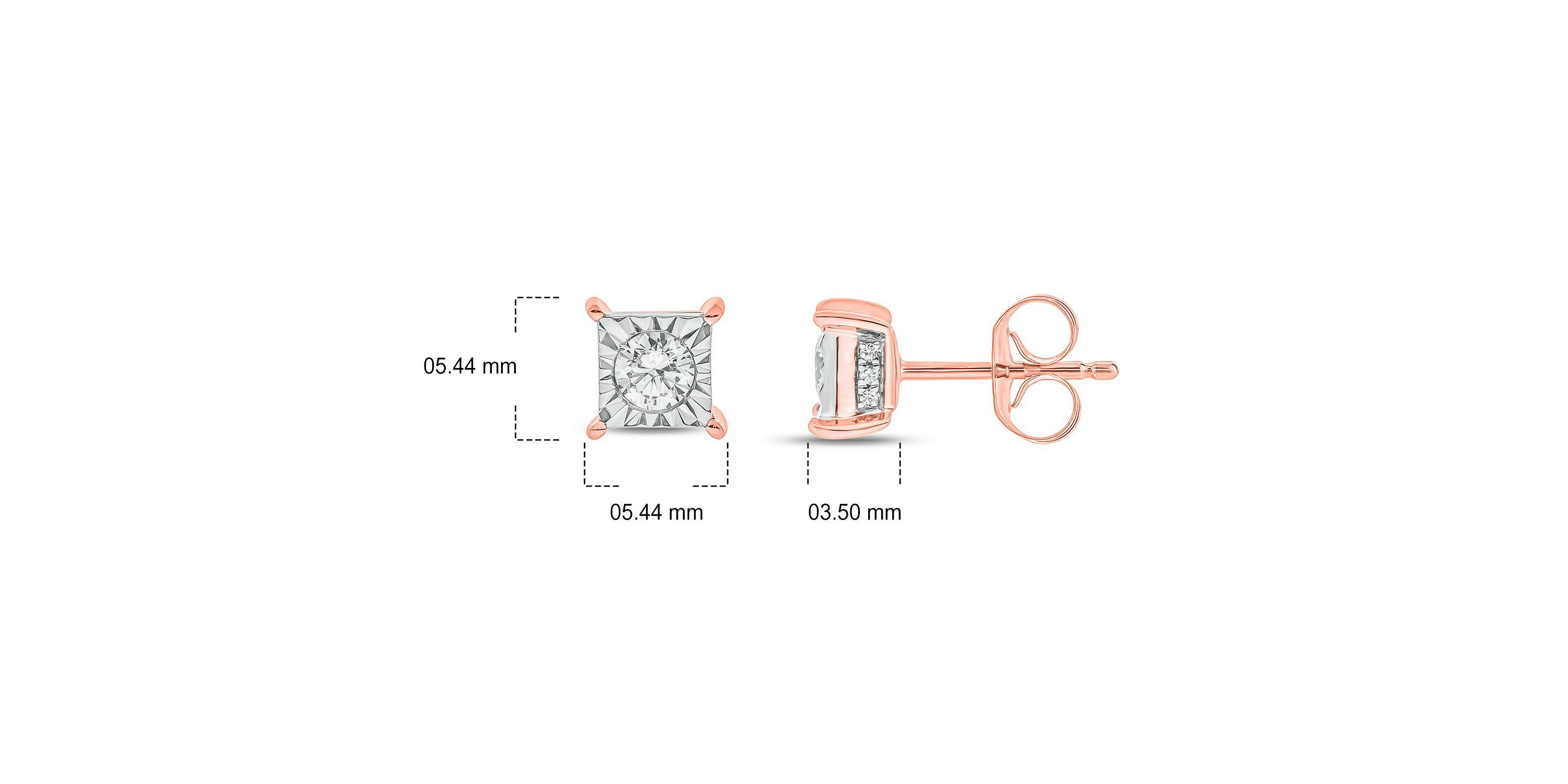 1/3 ct. t.w. Diamond Solitaire Earring In 14K Gold