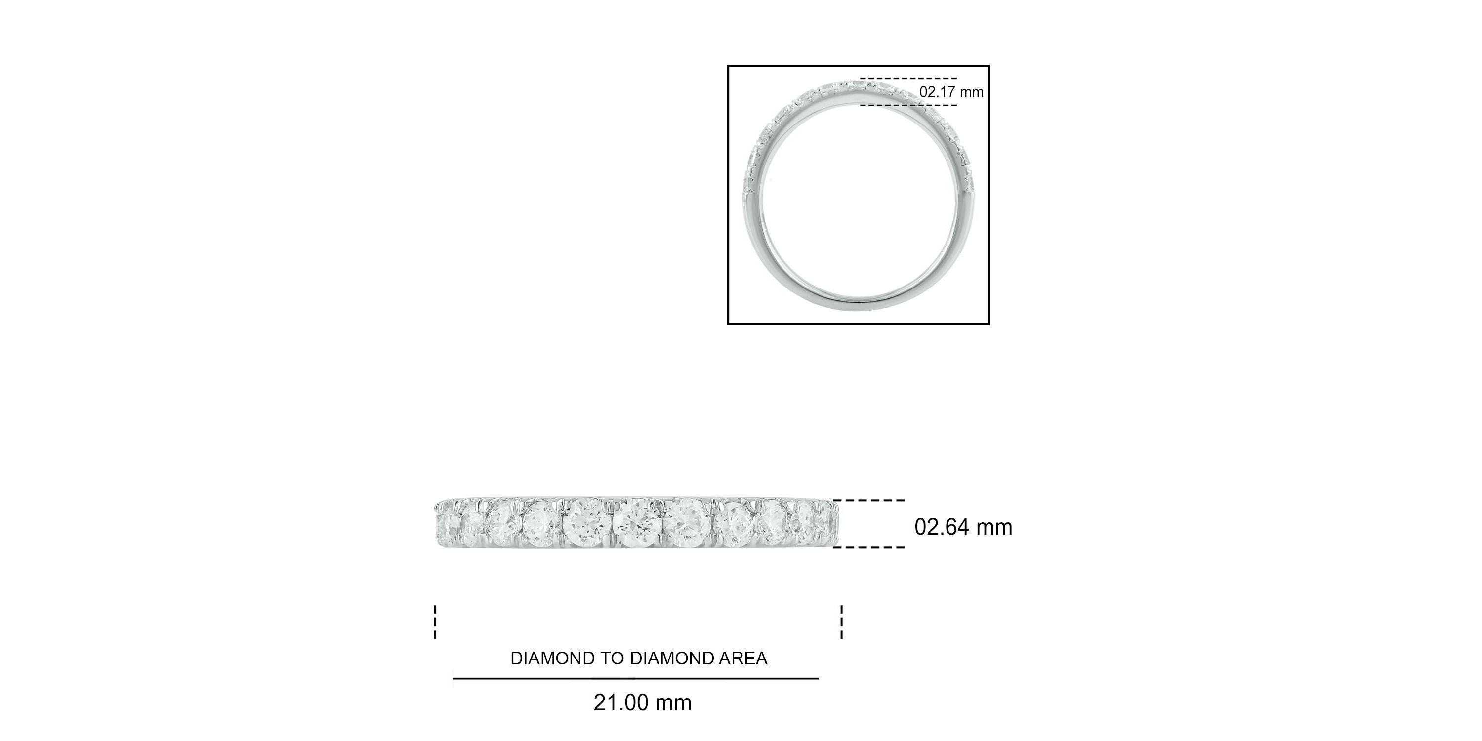 3/4 ct. t.w. Diamond Anniversary Band in 14K Gold