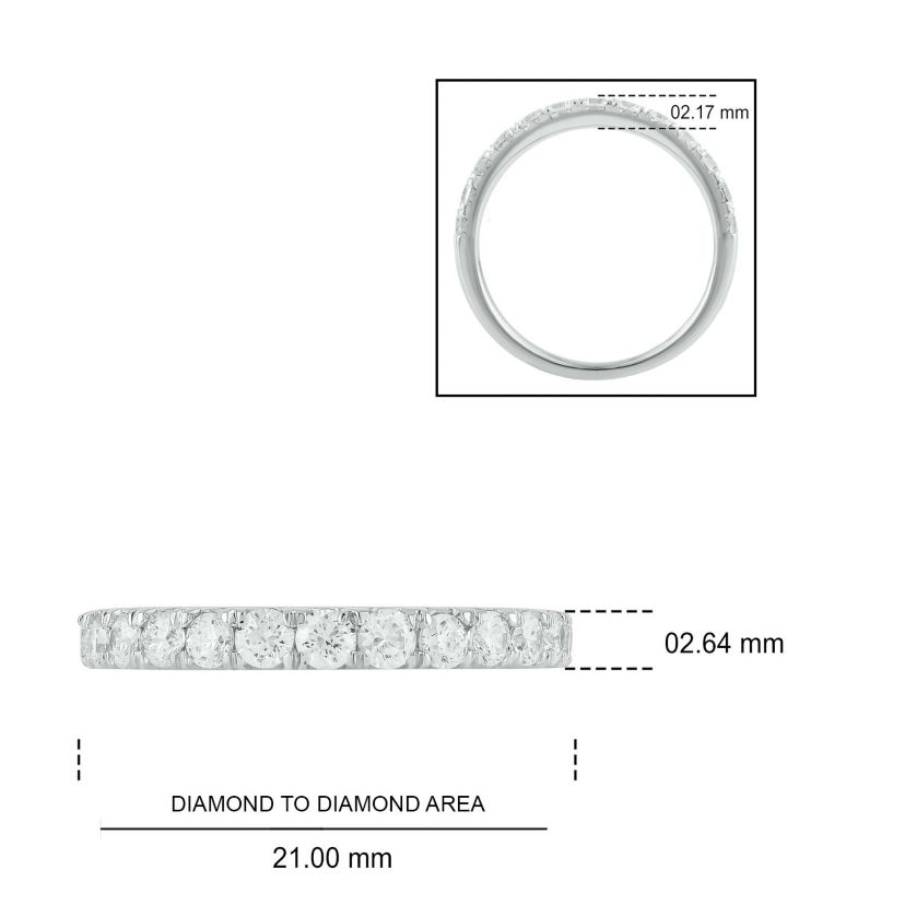 3/4 ct. t.w. Diamond Anniversary Band in 14K Gold