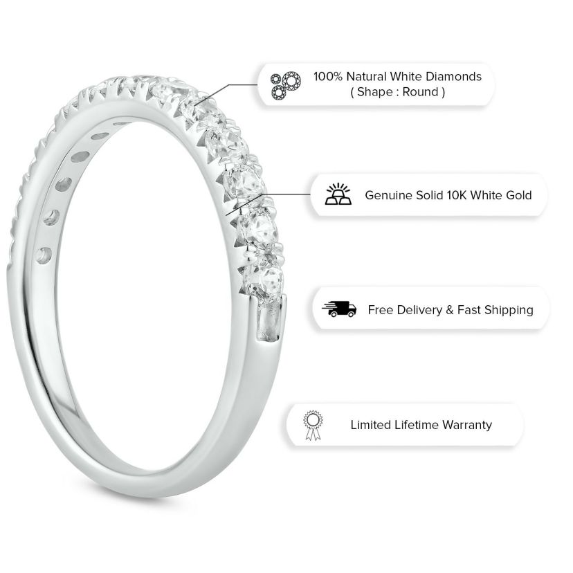 3/4 ct. t.w. Diamond Anniversary Band in 14K Gold