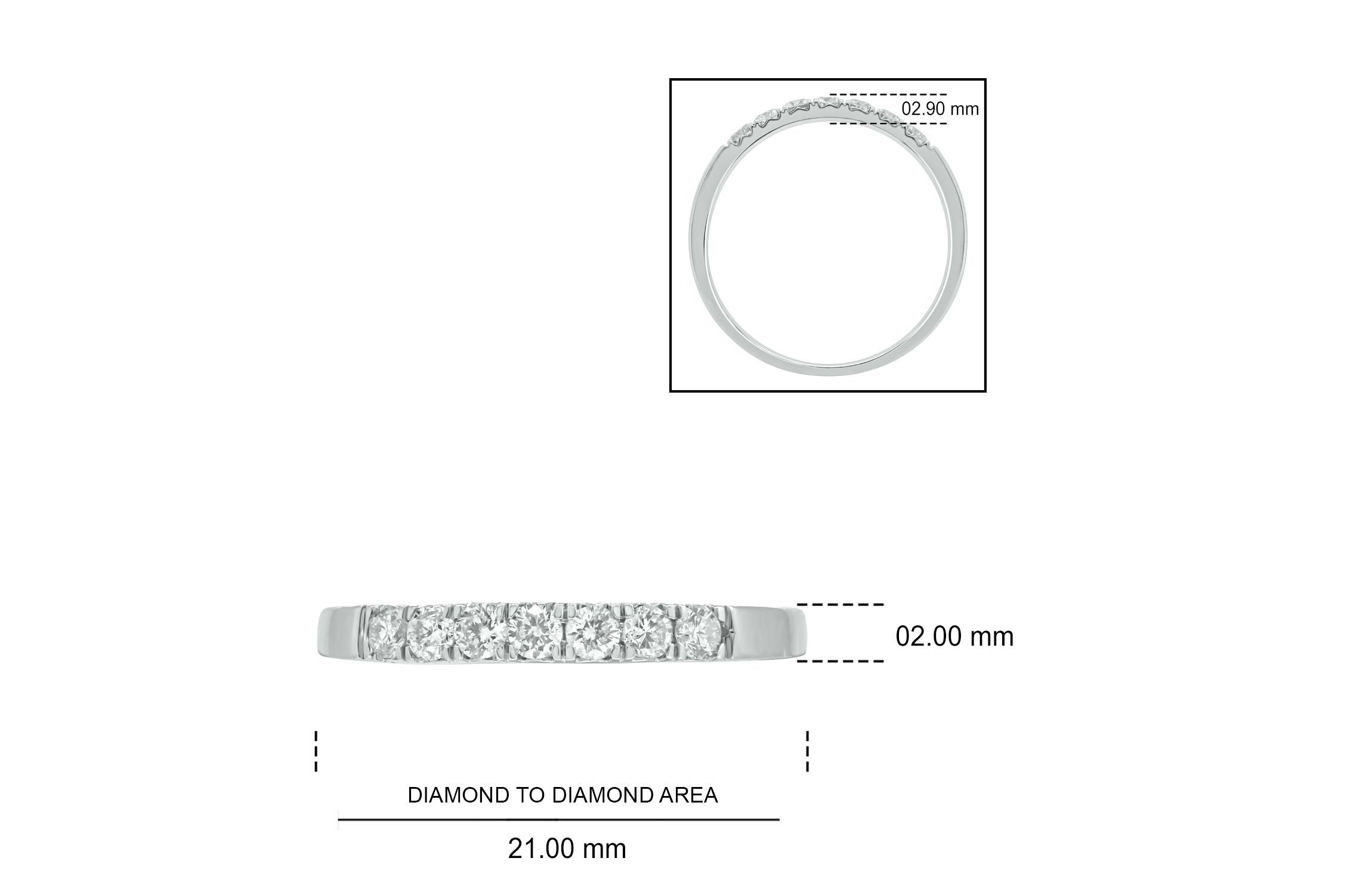 1/3 ct. t.w. Diamond Anniversary Band in 14K Gold