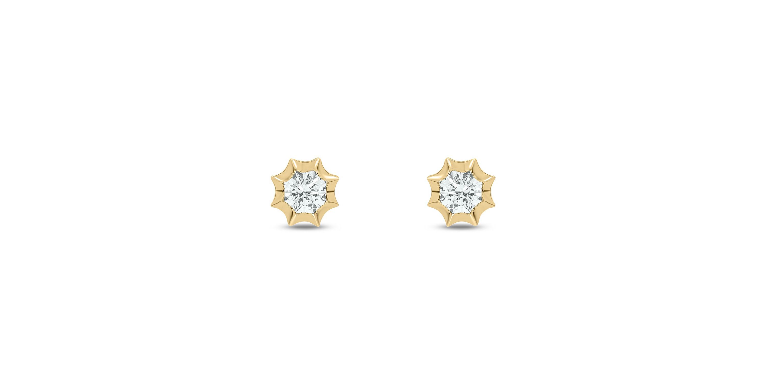 1/5 ct. t.w. Diamond Solitaire Earring In 14K Gold
