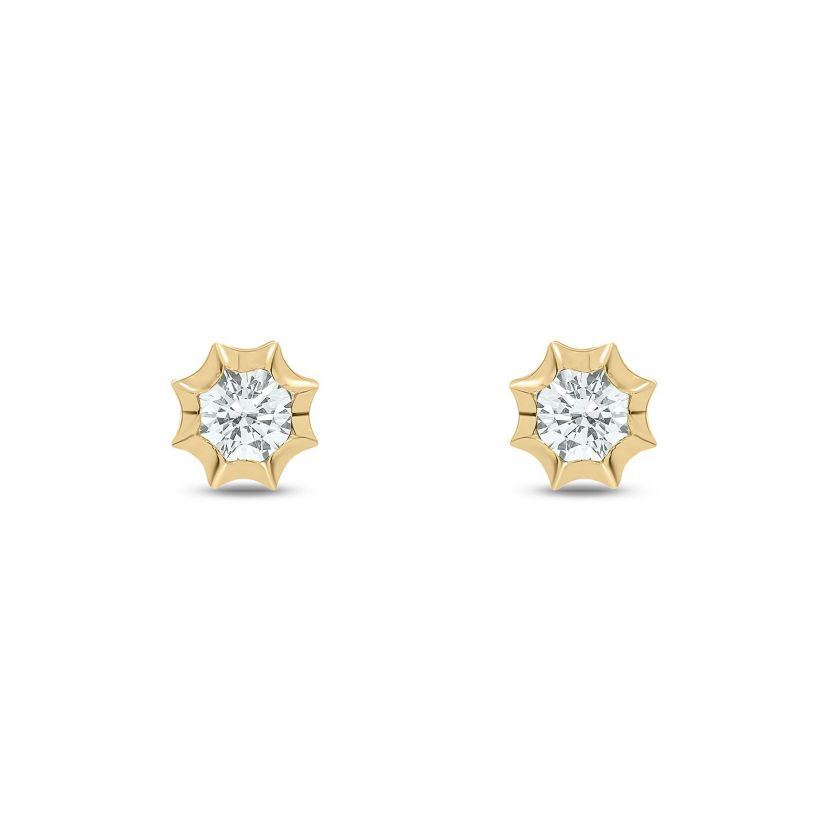 1/5 ct. t.w. Diamond Solitaire Earring In 14K Gold