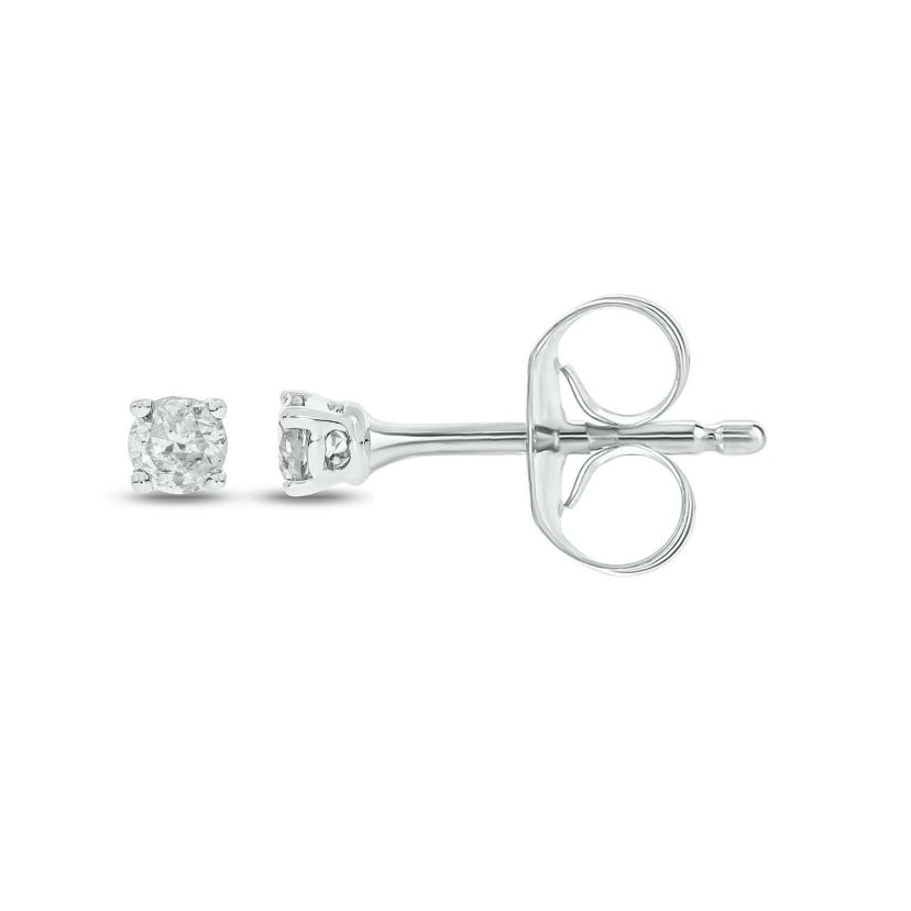 1/6 ct. t.w. Diamond Solitaire Earring In 14K Gold