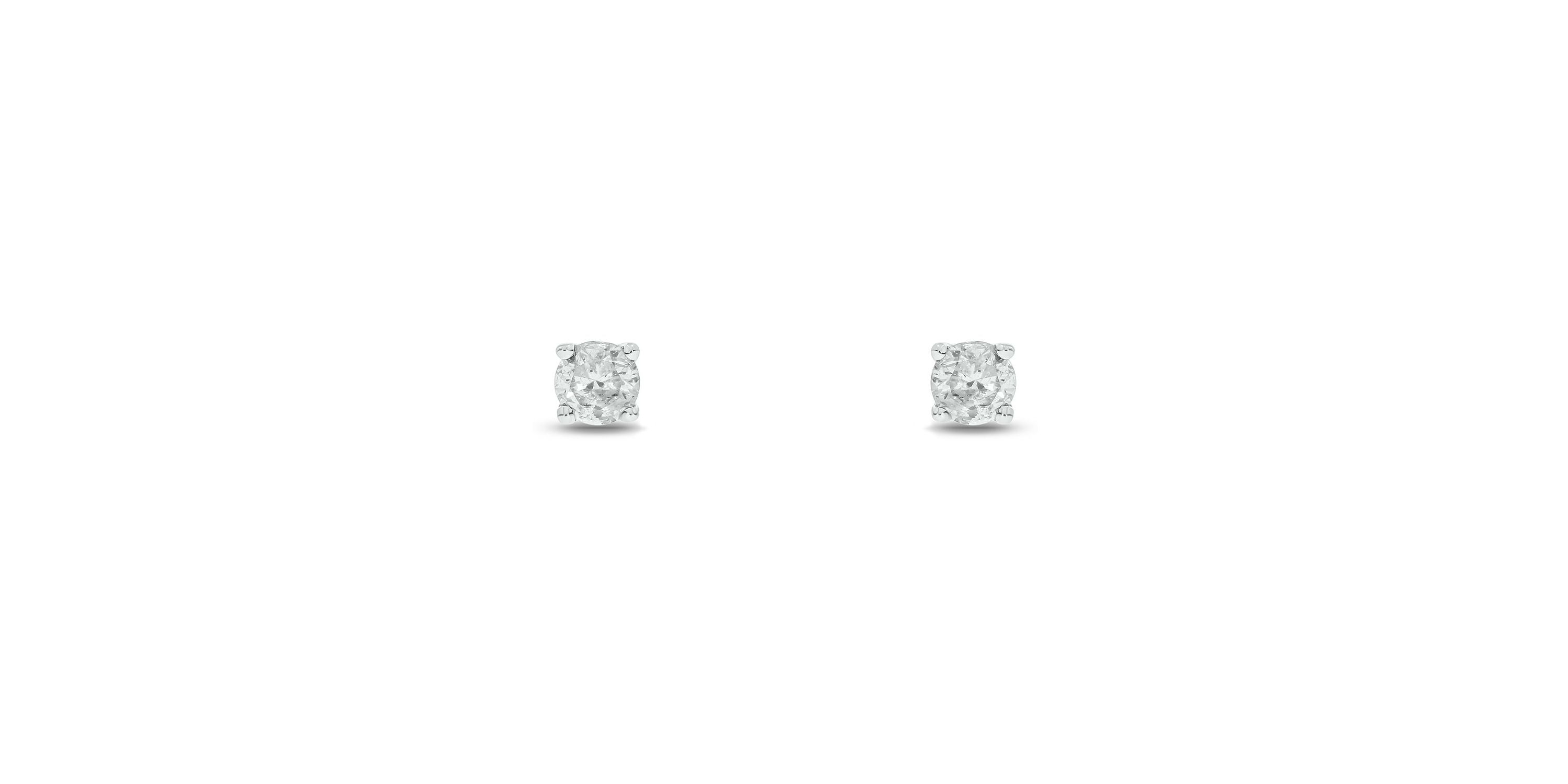 1/6 ct. t.w. Diamond Solitaire Earring In 14K Gold