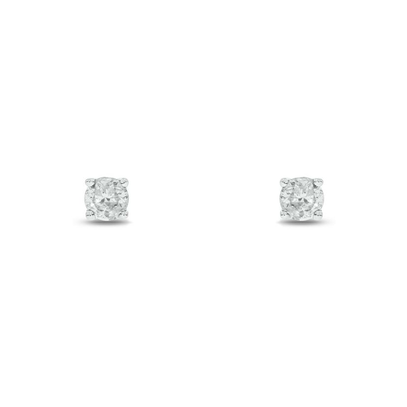 1/6 ct. t.w. Diamond Solitaire Earring In 14K Gold