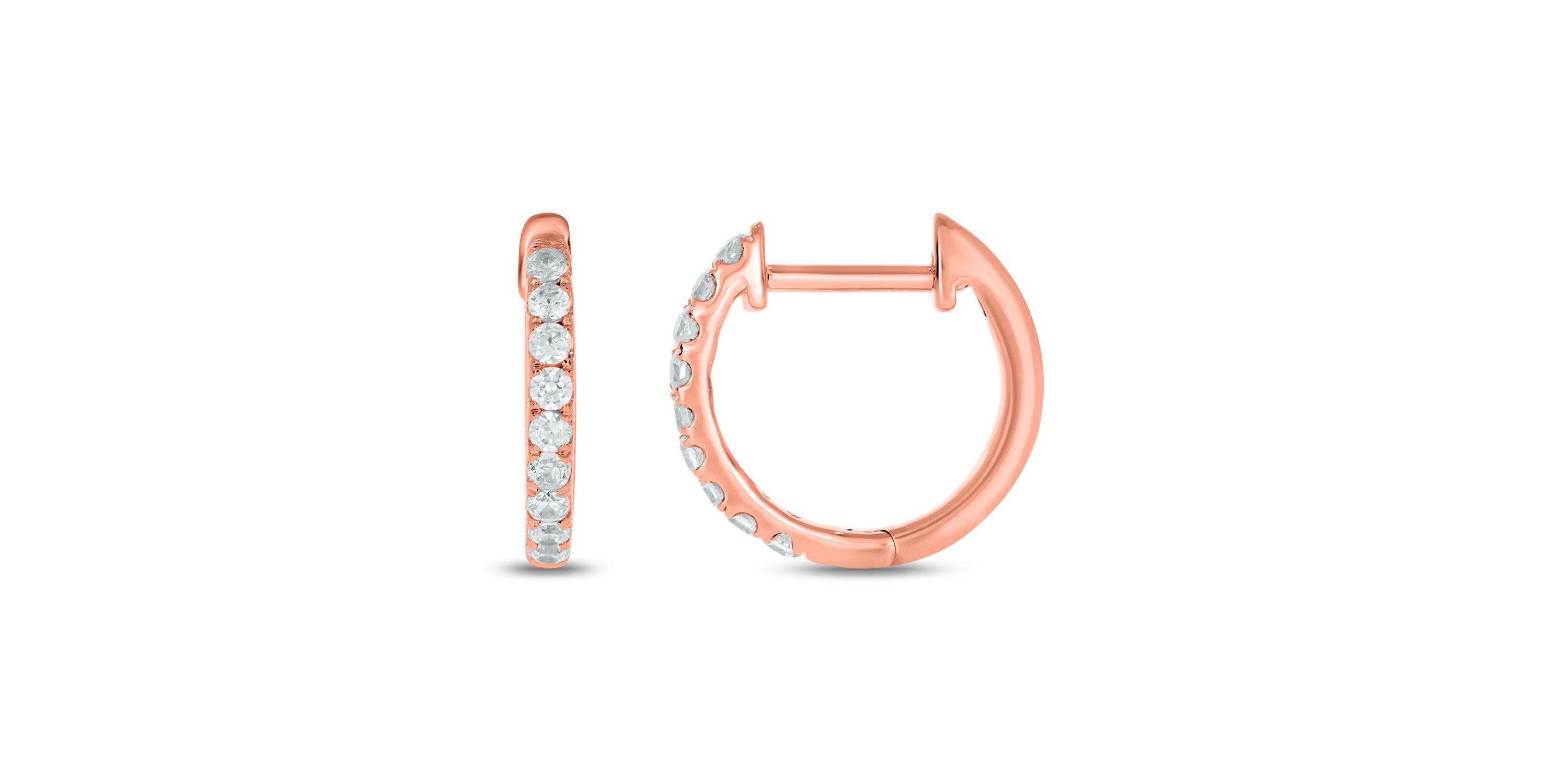 1/5 ct. t.w. Diamond Hoop Earring in 10K Gold