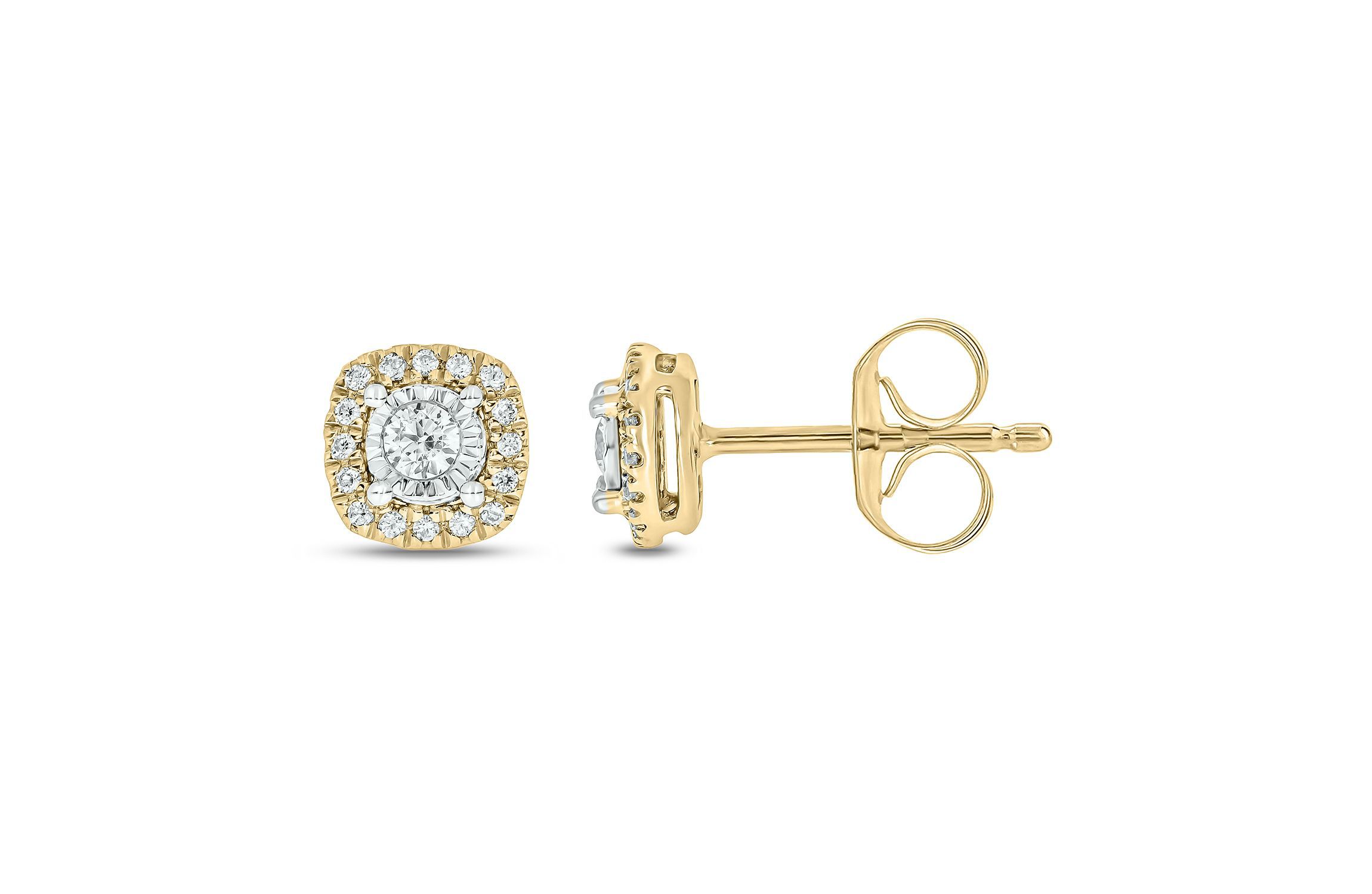 1/5 ct. t.w. Diamond Solitaire Earring In 14K Gold