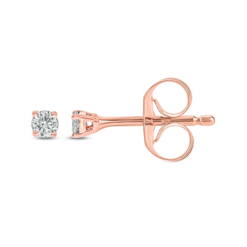 1/10 ct. t.w. Diamond Solitaire Earring In 14K Gold