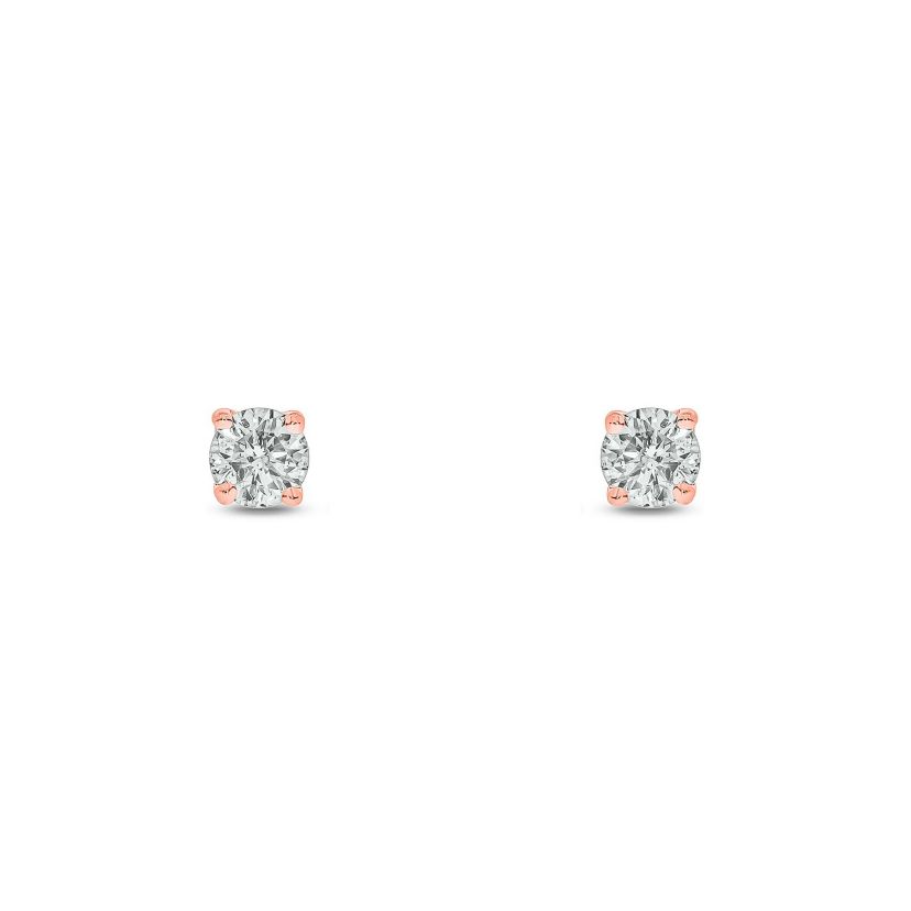 1/10 ct. t.w. Diamond Solitaire Earring In 14K Gold