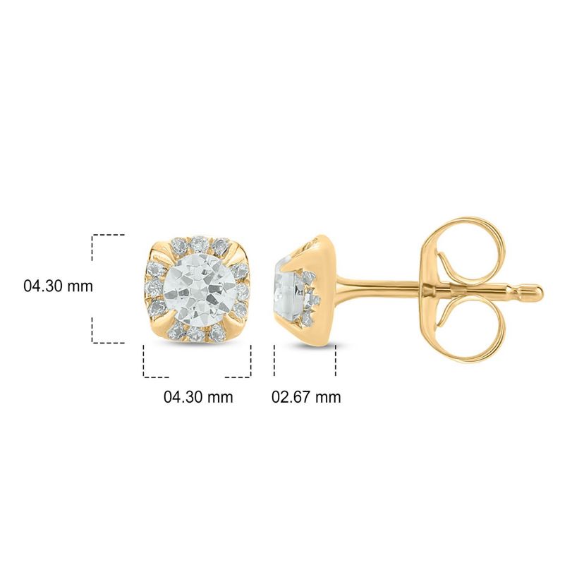 1/4 ct. t.w. Diamond Stud Earring In 10K