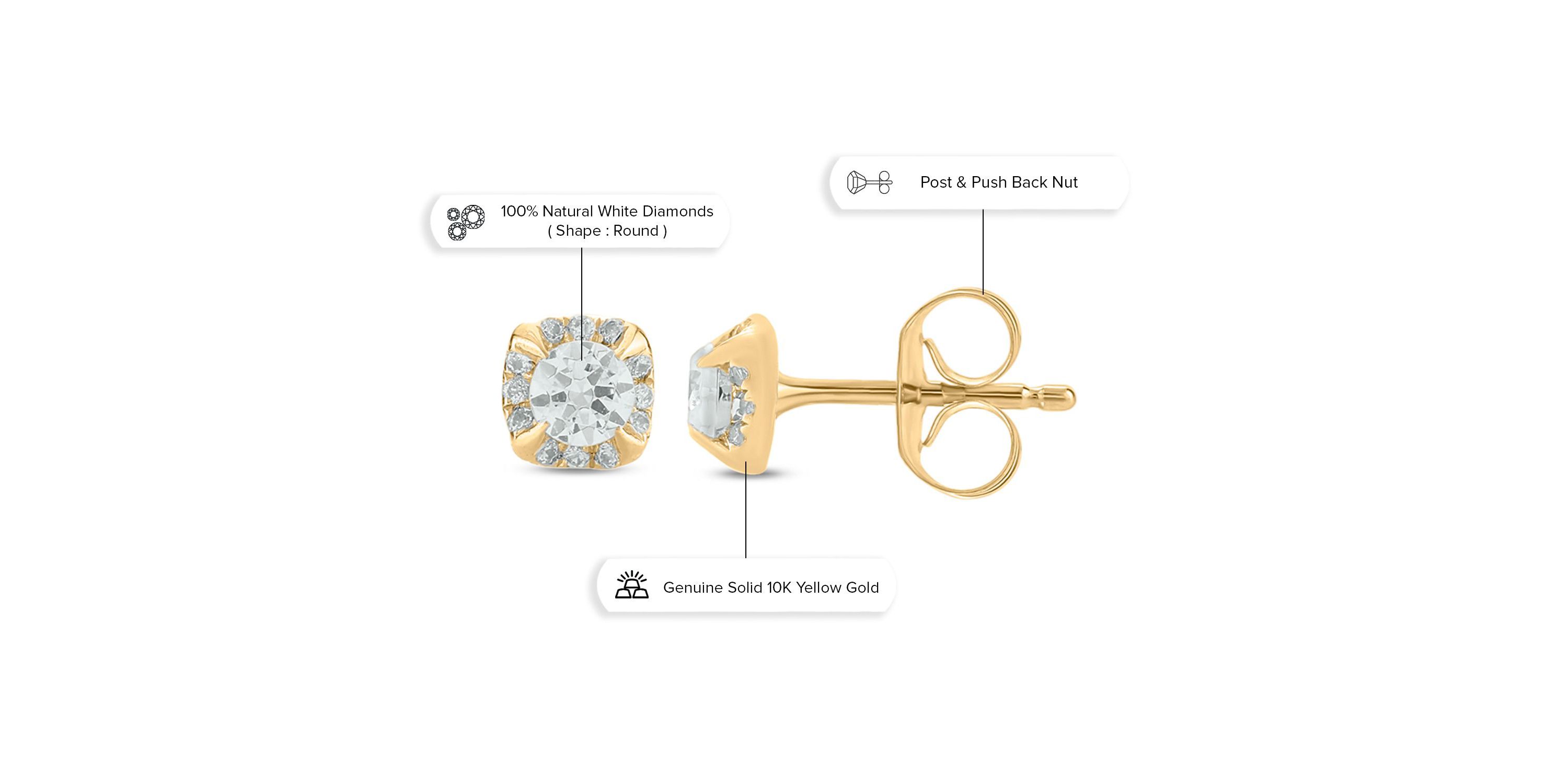 1/4 ct. t.w. Diamond Stud Earring In 10K