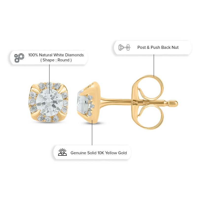 1/4 ct. t.w. Diamond Stud Earring In 10K