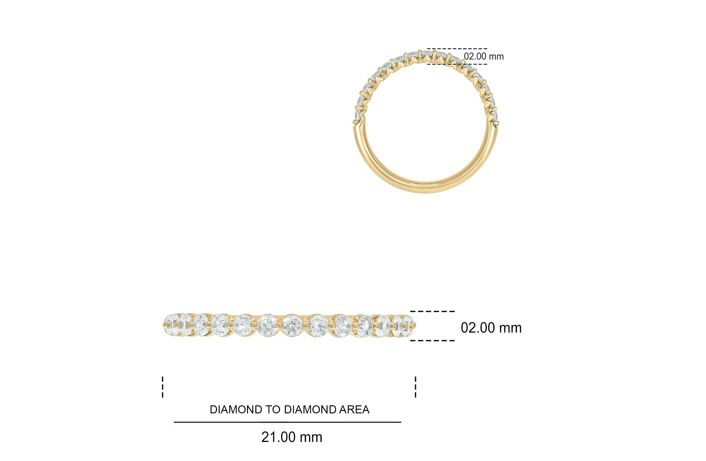 1/3 ct. t.w. Diamond Anniversary Band in 14K Gold