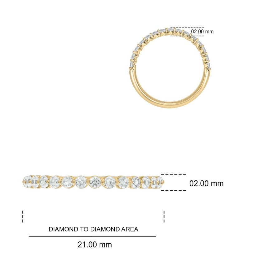 1/3 ct. t.w. Diamond Anniversary Band in 14K Gold