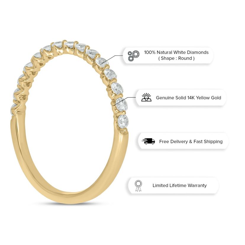 1/3 ct. t.w. Diamond Anniversary Band in 14K Gold