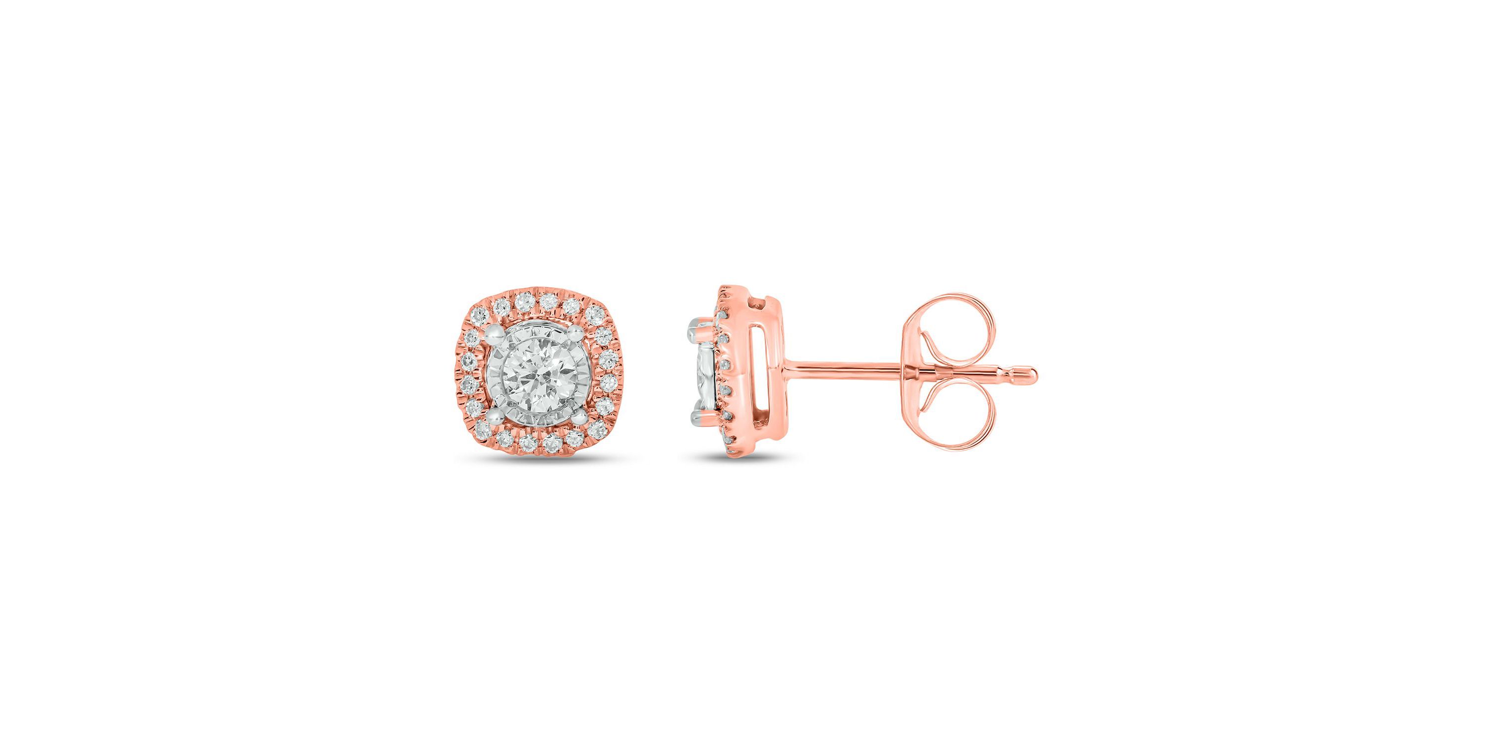 3/8 ct. t.w. Diamond Solitaire Earring In 14K Gold