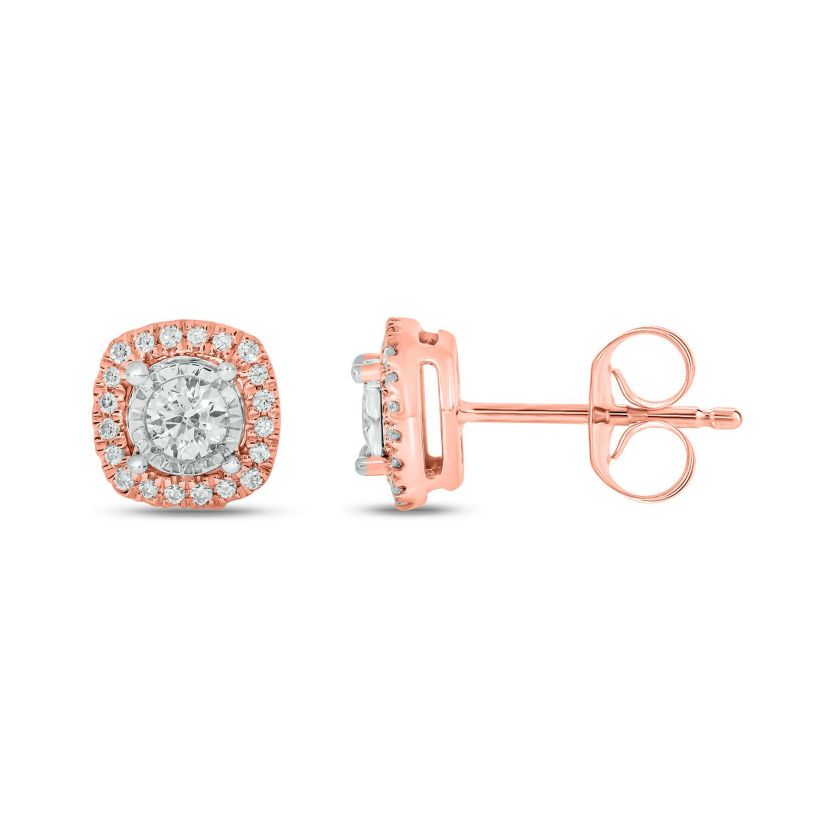 3/8 ct. t.w. Diamond Solitaire Earring In 14K Gold