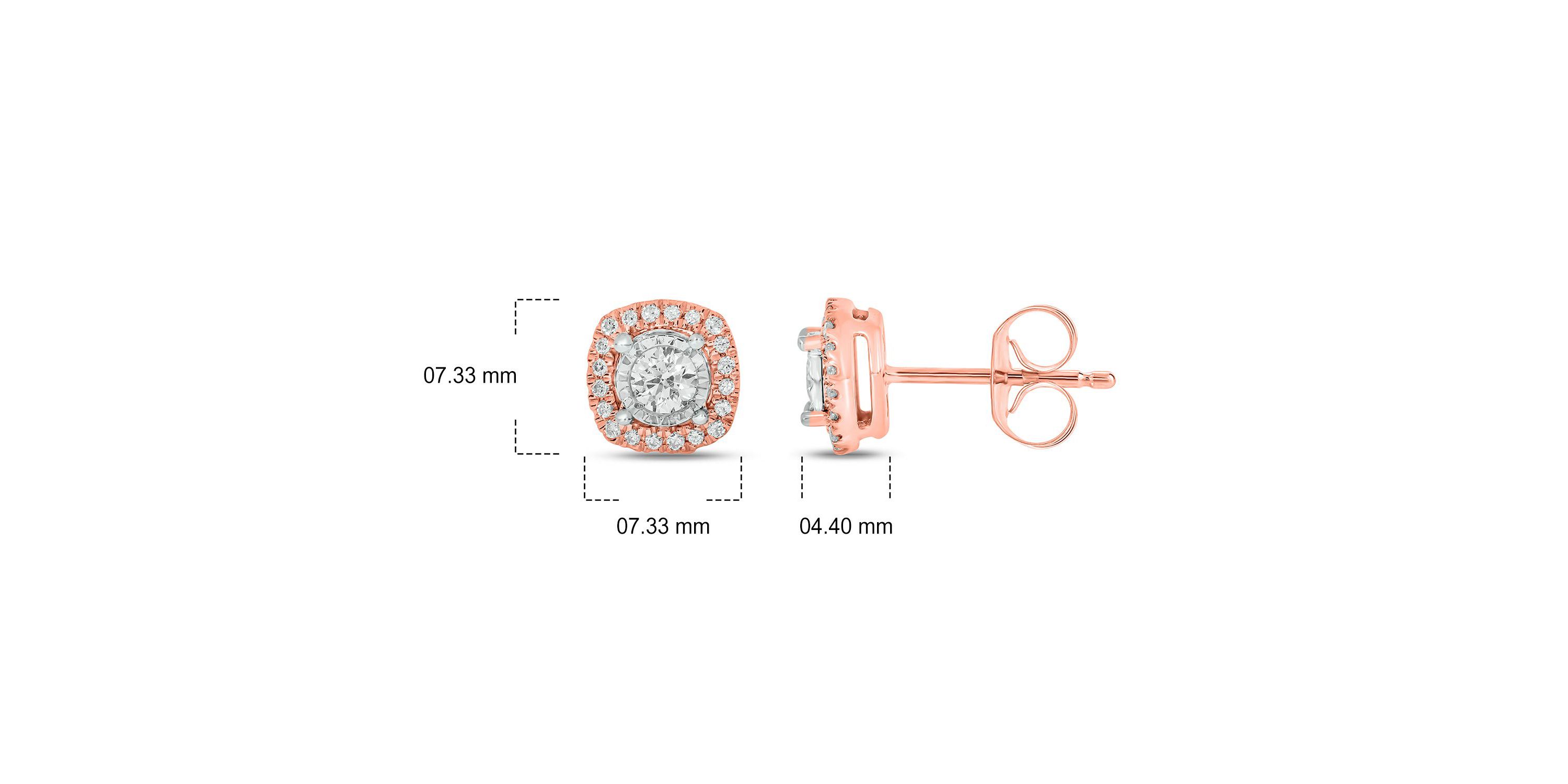 3/8 ct. t.w. Diamond Solitaire Earring In 14K Gold