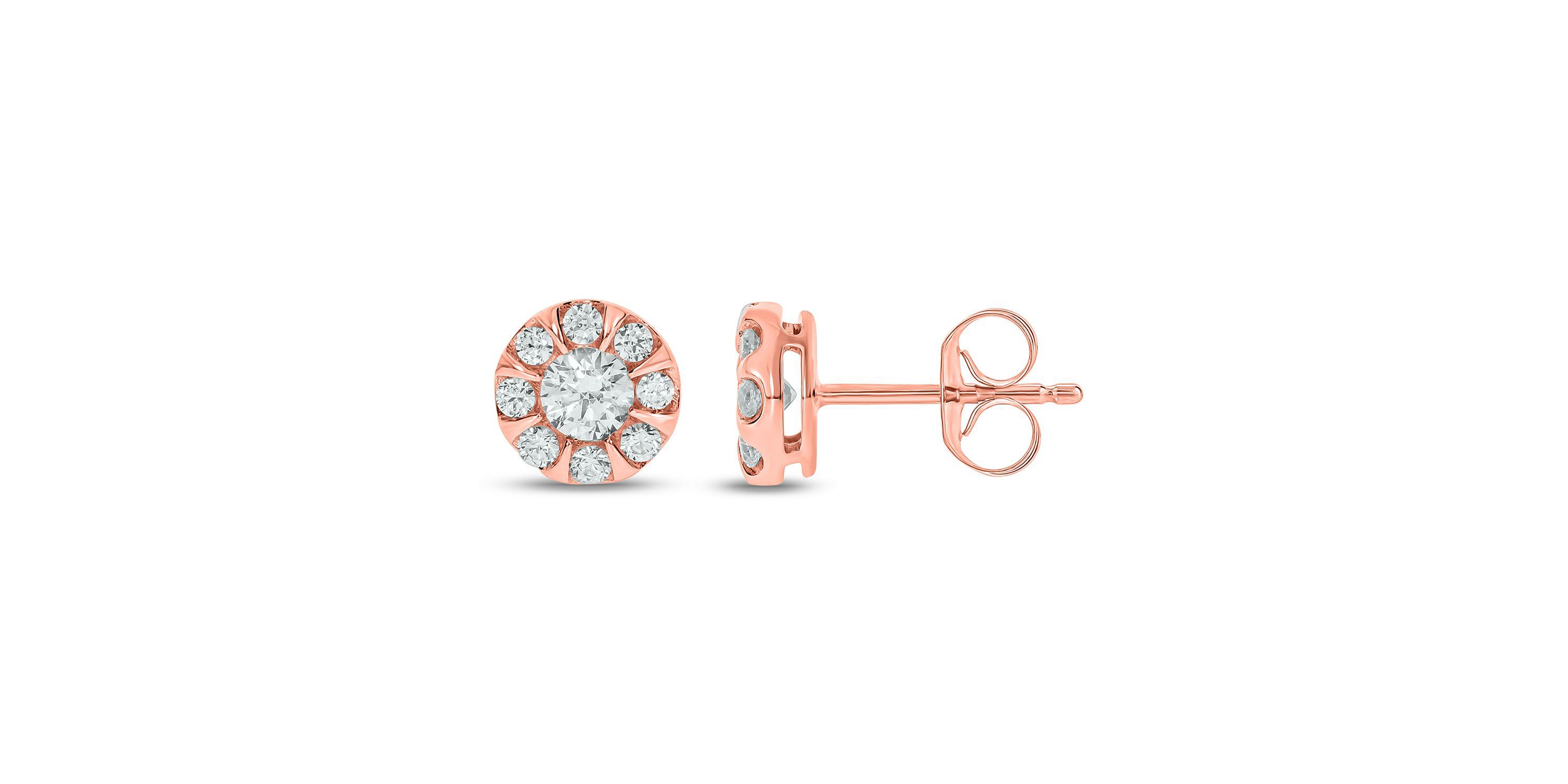 1/2 ct. t.w. Diamond Solitaire Earring In 14K Gold