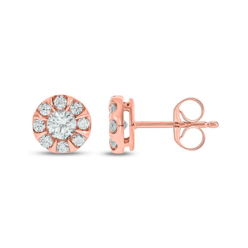 1/2 ct. t.w. Diamond Solitaire Earring In 14K Gold