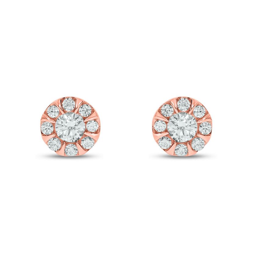 1/2 ct. t.w. Diamond Solitaire Earring In 14K Gold