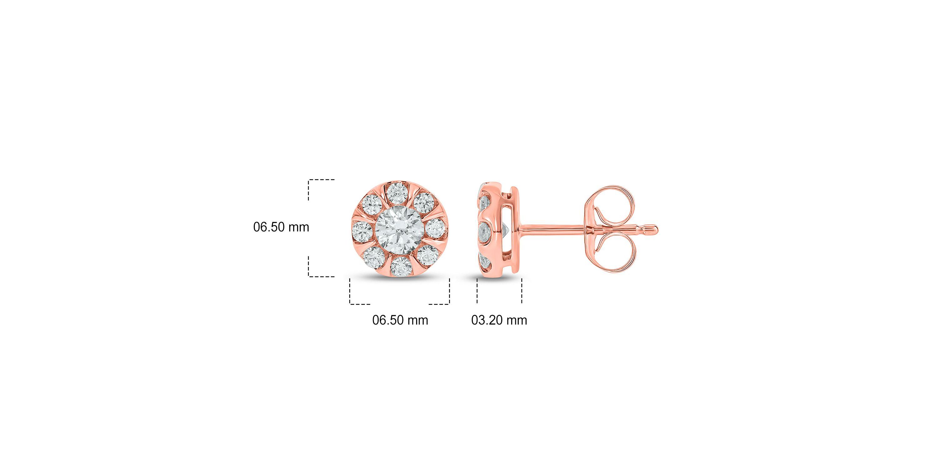1/2 ct. t.w. Diamond Solitaire Earring In 14K Gold