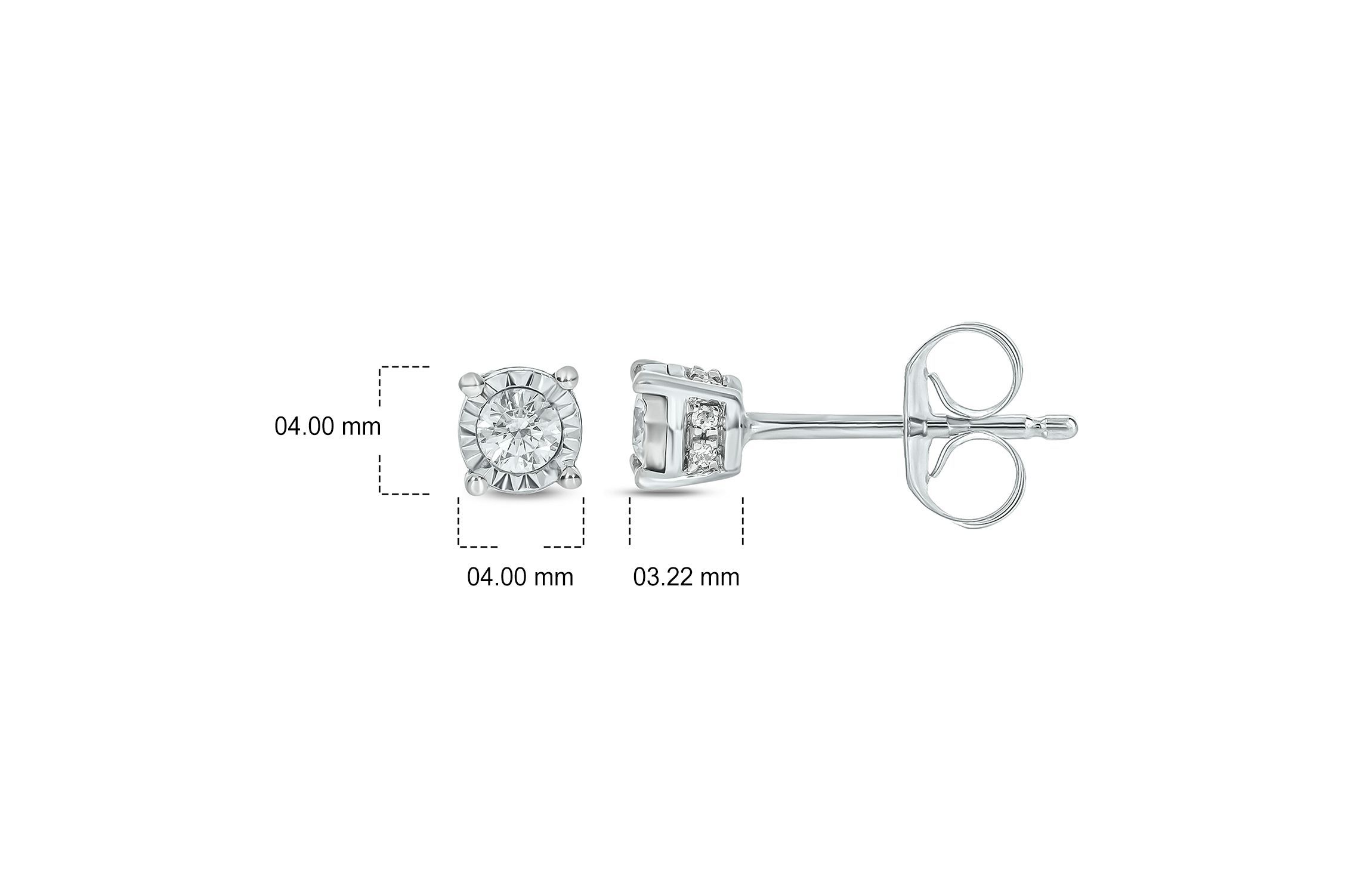 1/4 ct. t.w. Diamond Solitaire Earring In 14K Gold