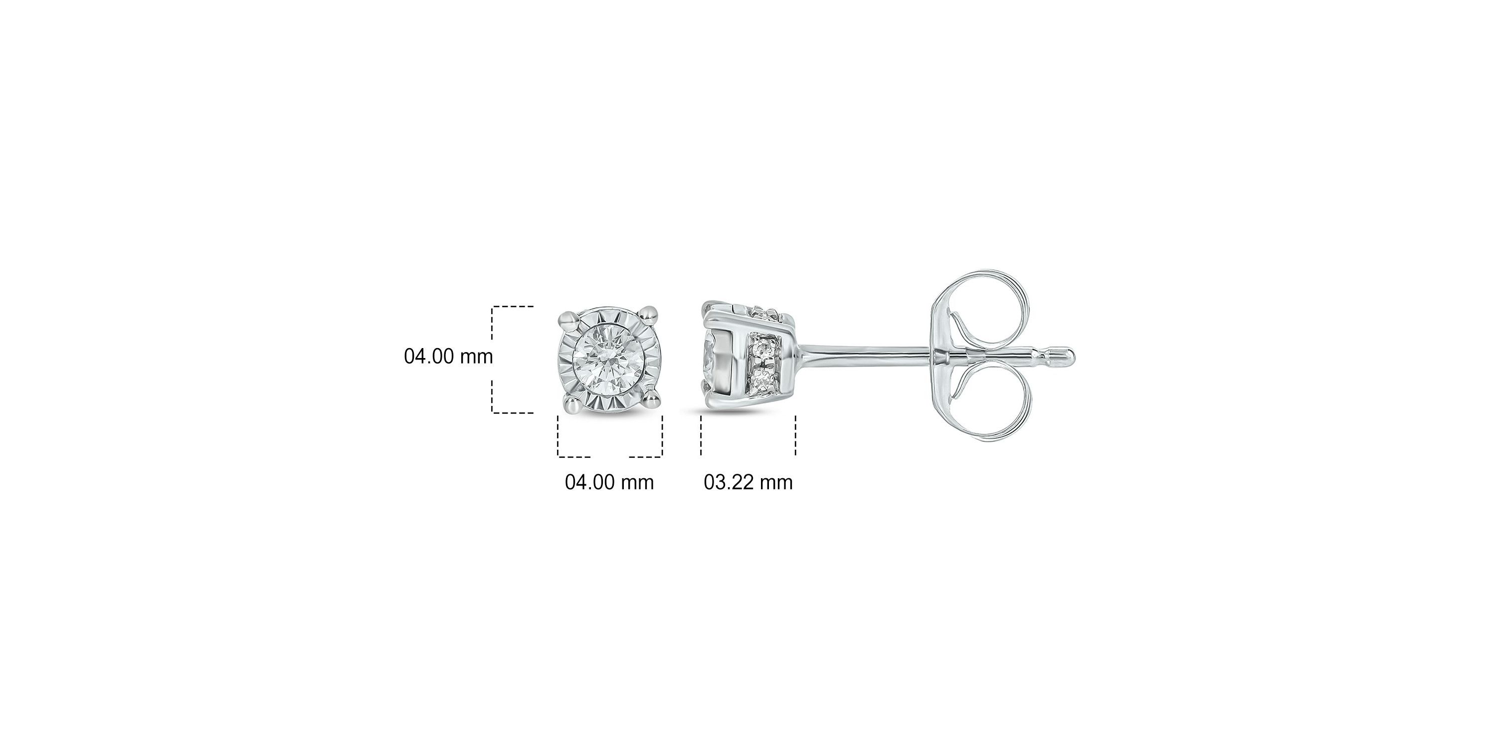 1/4 ct. t.w. Diamond Solitaire Earring In 14K Gold