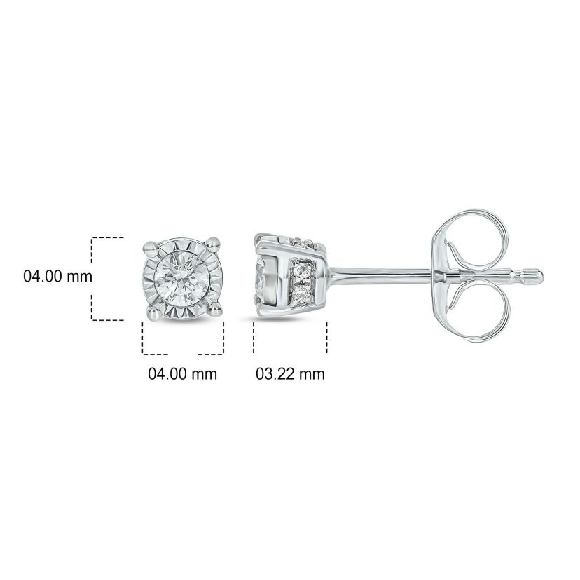 1/4 ct. t.w. Diamond Solitaire Earring In 14K Gold