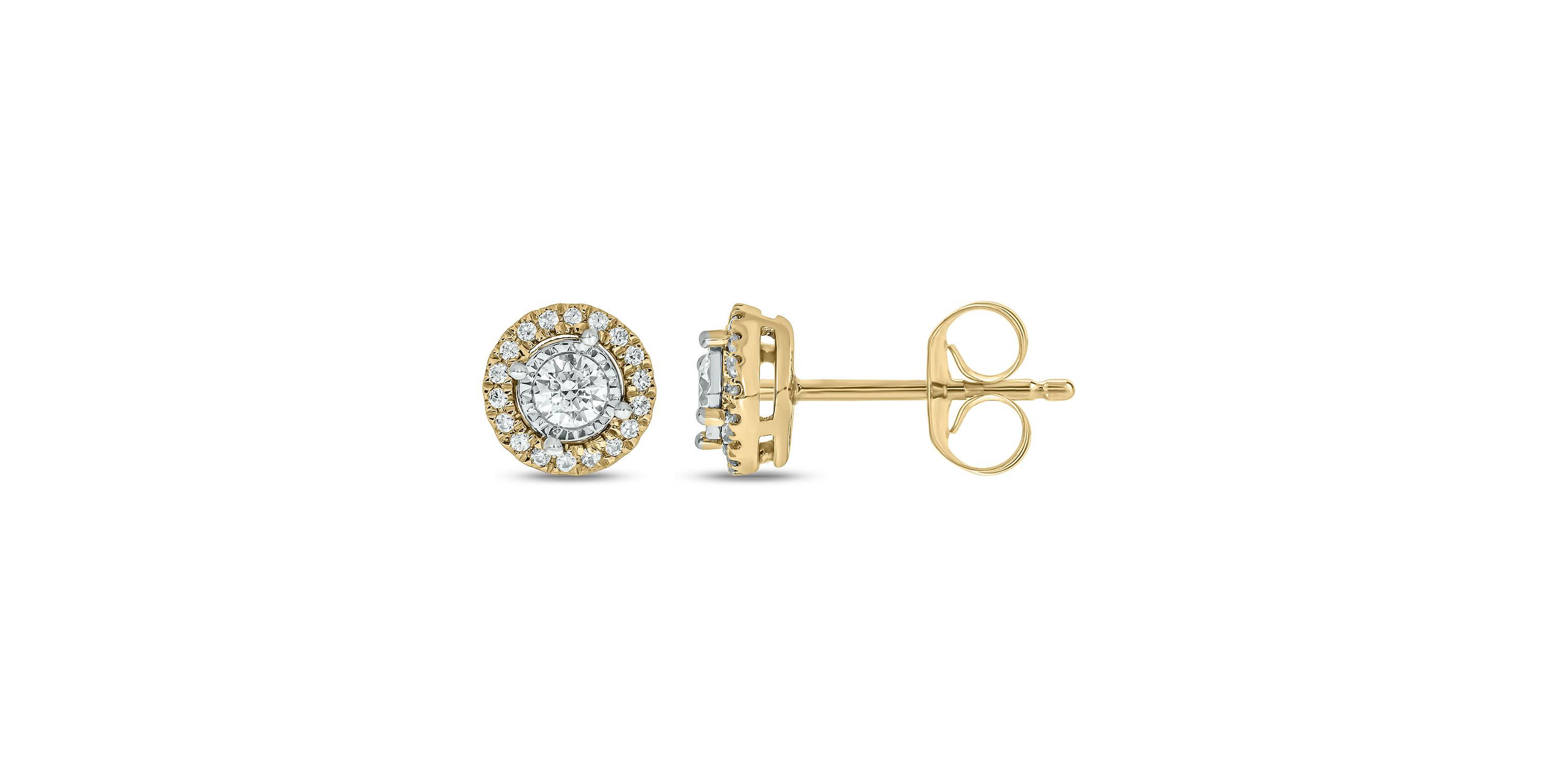 1/3 ct. t.w. Diamond Solitaire Earring In 14K Gold