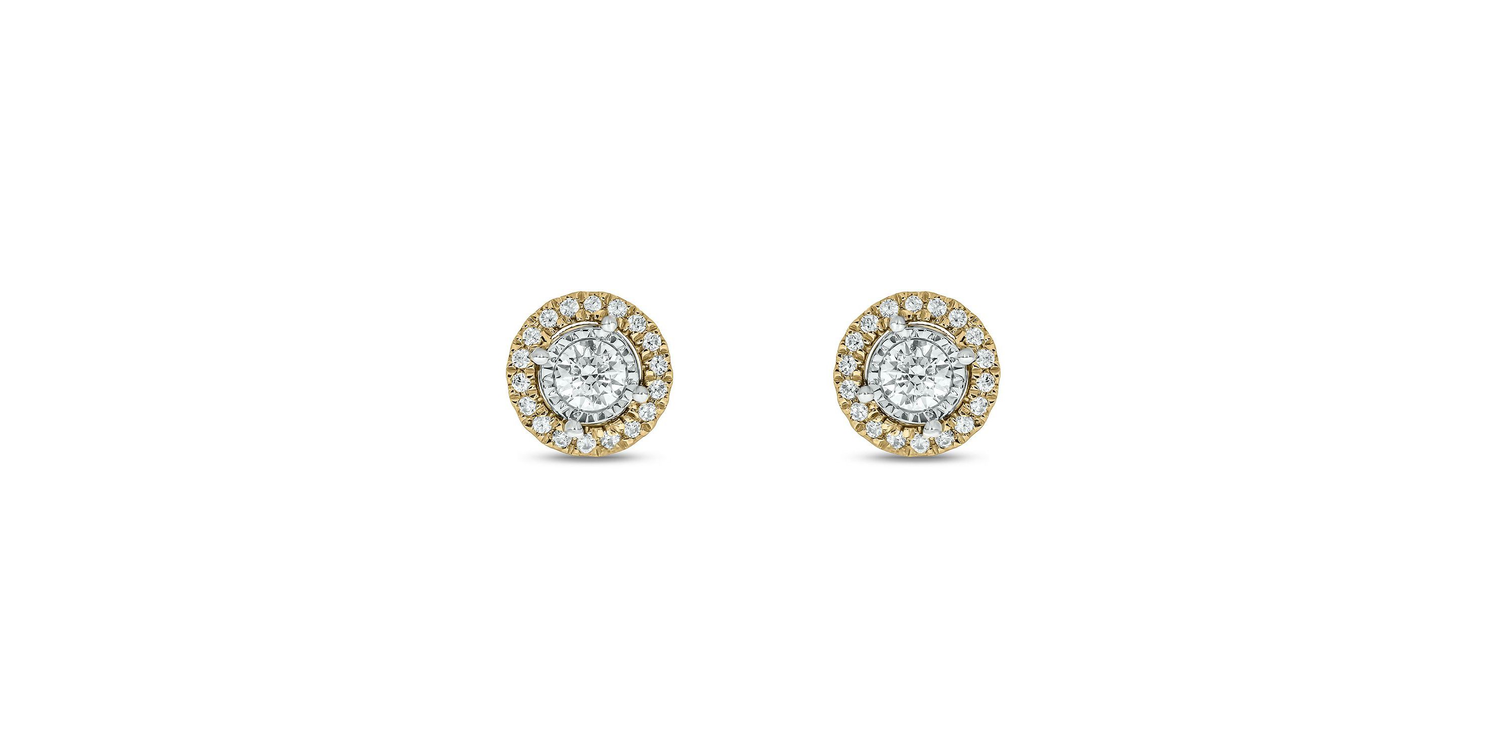 1/3 ct. t.w. Diamond Solitaire Earring In 14K Gold