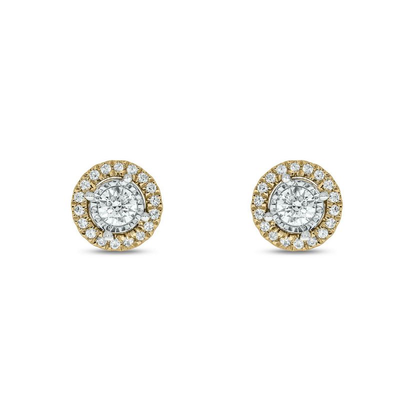 1/3 ct. t.w. Diamond Solitaire Earring In 14K Gold
