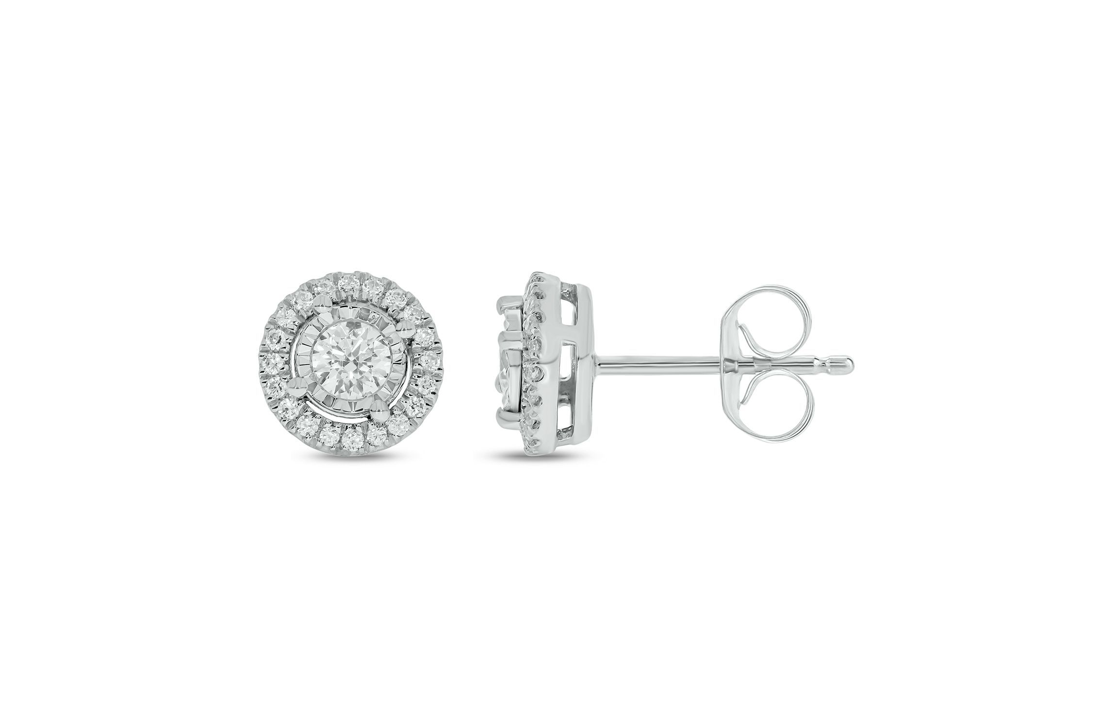 1/2 ct. t.w. Diamond Solitaire Earring In 14K Gold