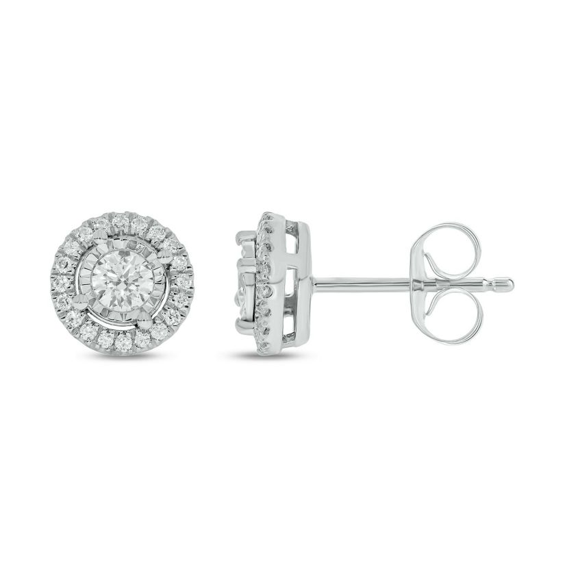 1/2 ct. t.w. Diamond Solitaire Earring In 14K Gold