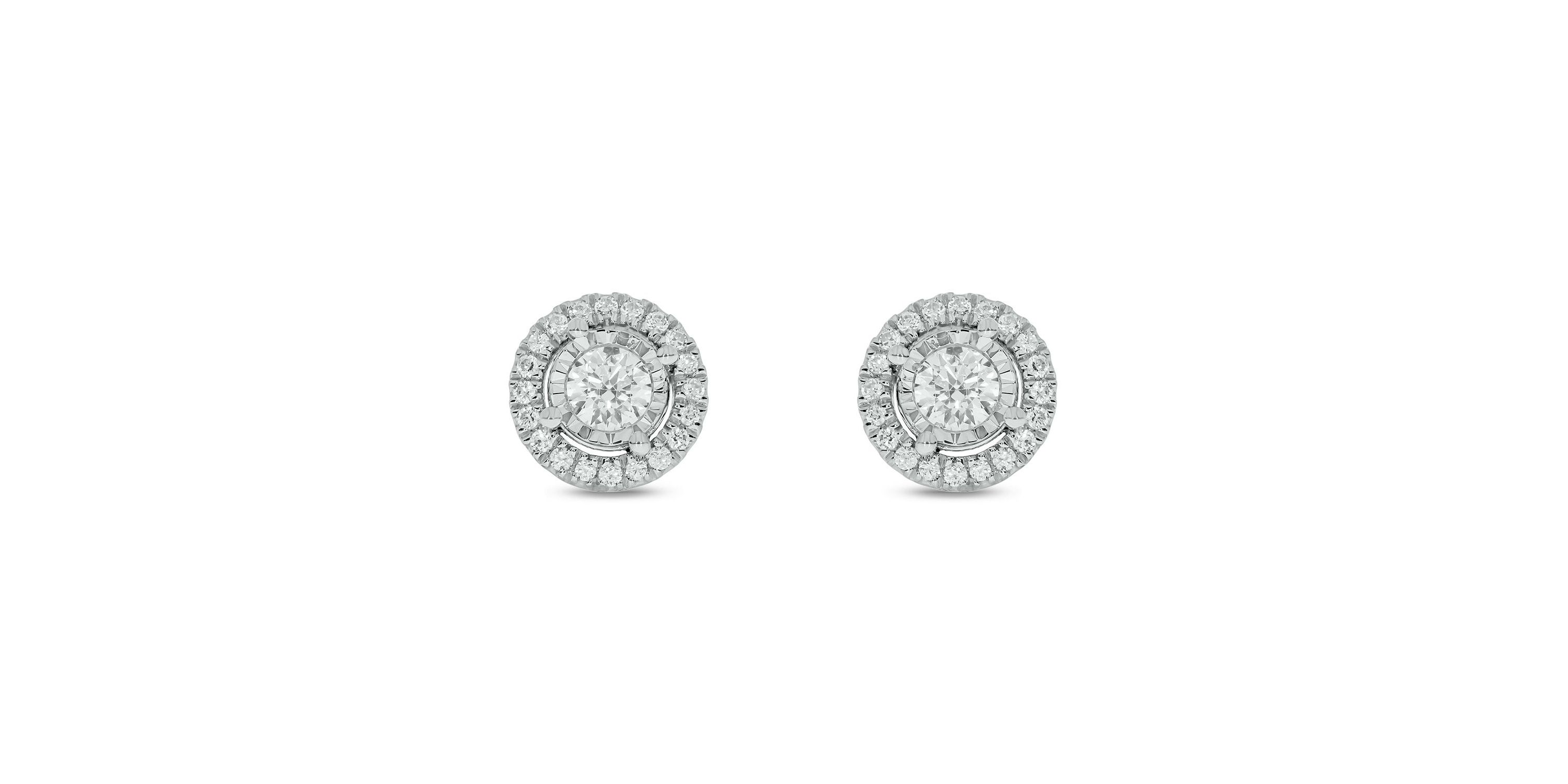 1/2 ct. t.w. Diamond Solitaire Earring In 14K Gold