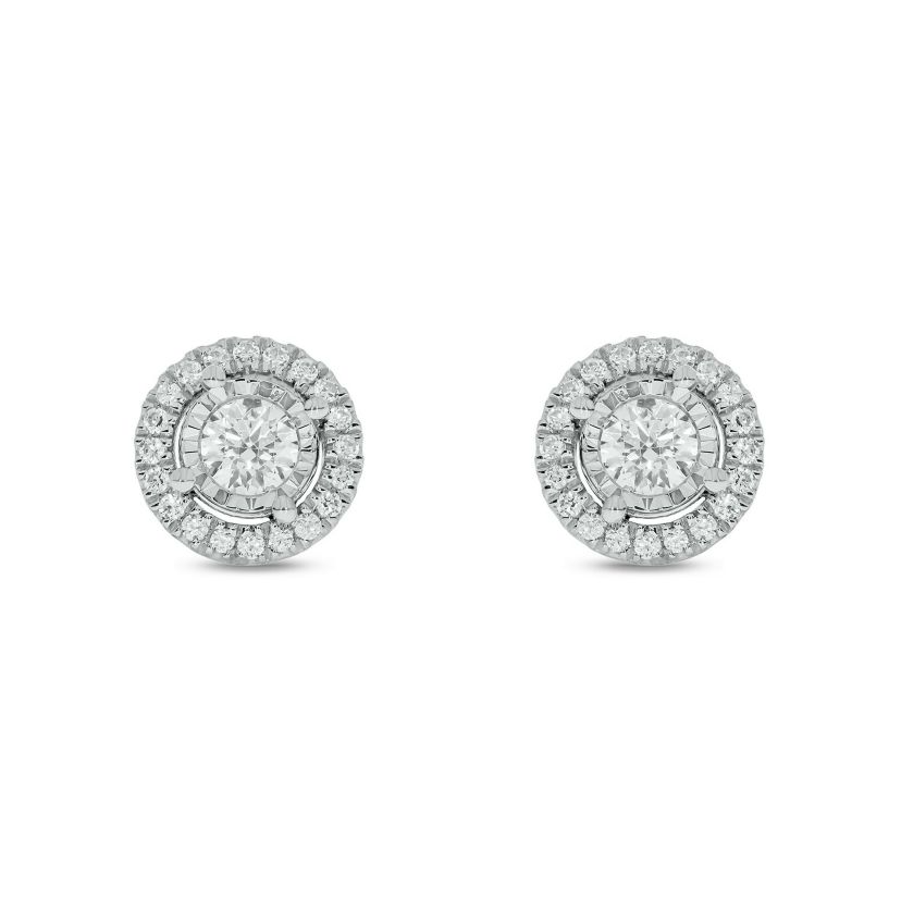 1/2 ct. t.w. Diamond Solitaire Earring In 14K Gold