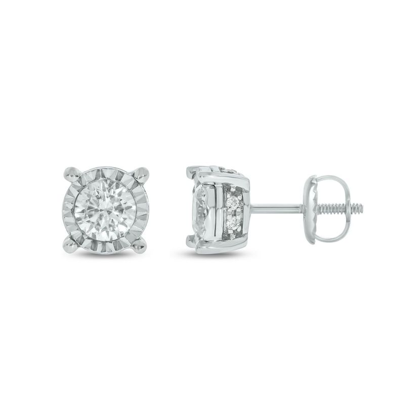 1/2 ct. t.w. Diamond Solitaire Earring In 14K Gold