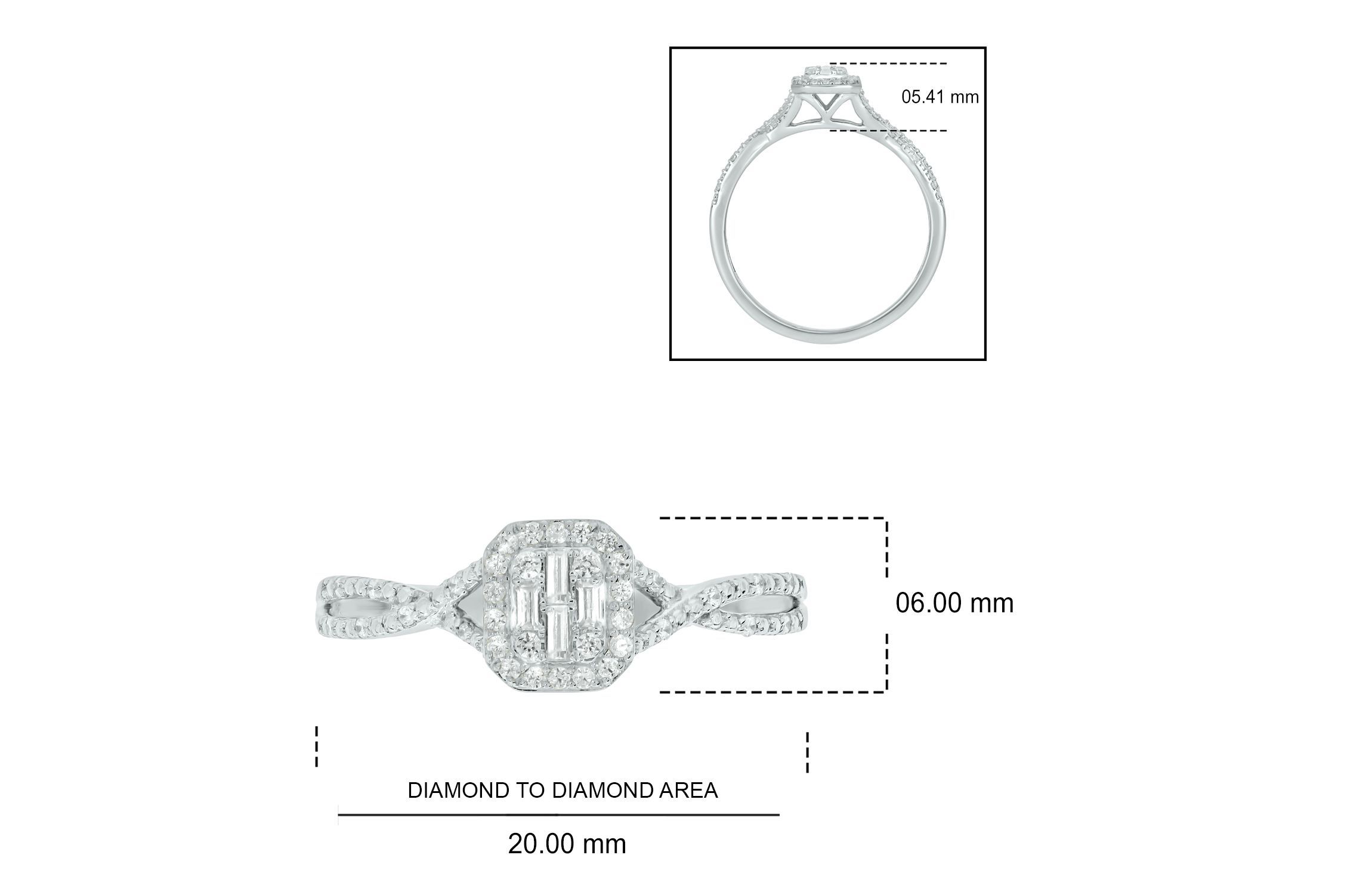 1/5 ct. t.w. Diamond Promise Ring In 10K Gold