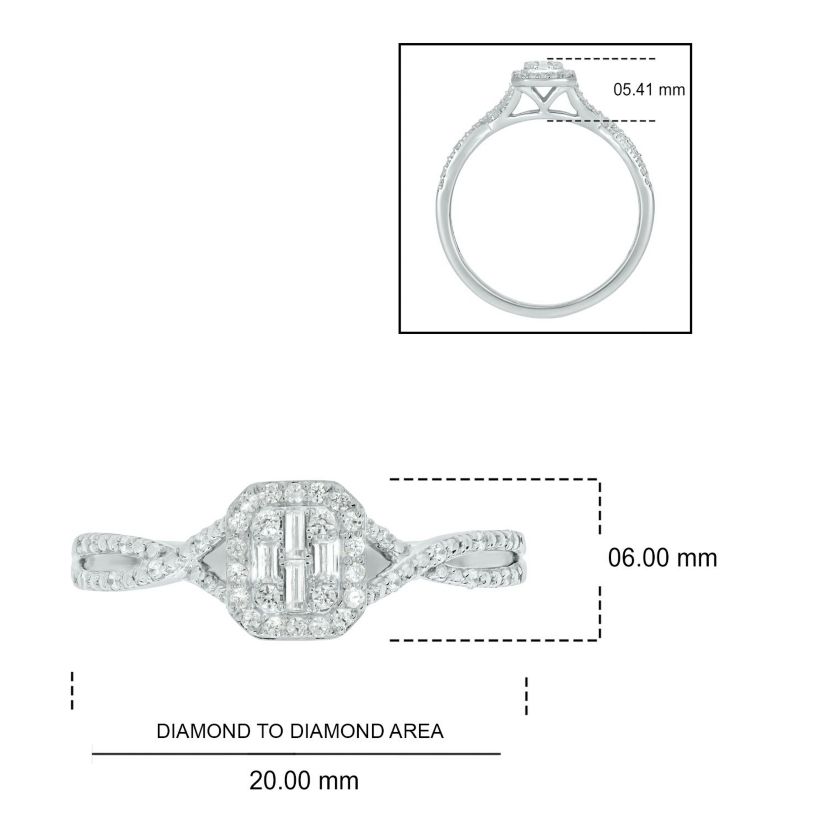 1/5 ct. t.w. Diamond Promise Ring In 10K Gold