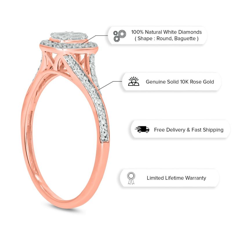 1/5 ct. t.w. Diamond Promise Ring In 10K Gold