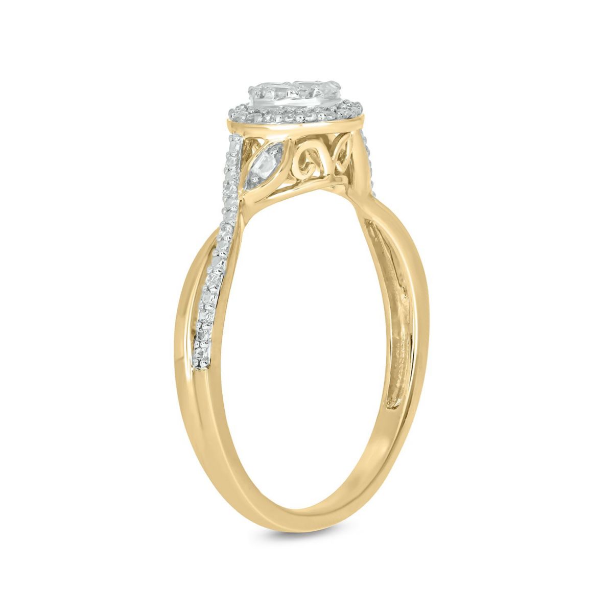 1/5 ct. t.w. Diamond Promise Ring In 10K Gold