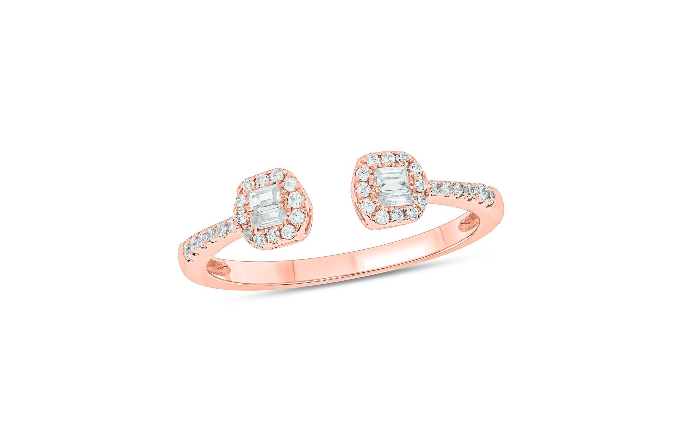 1/4 ct. t.w. Diamond Open Ring In 10K Gold