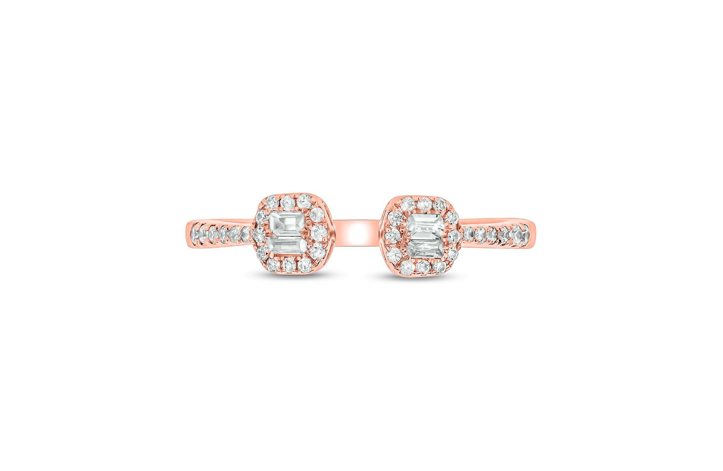 1/4 ct. t.w. Diamond Open Ring In 10K Gold