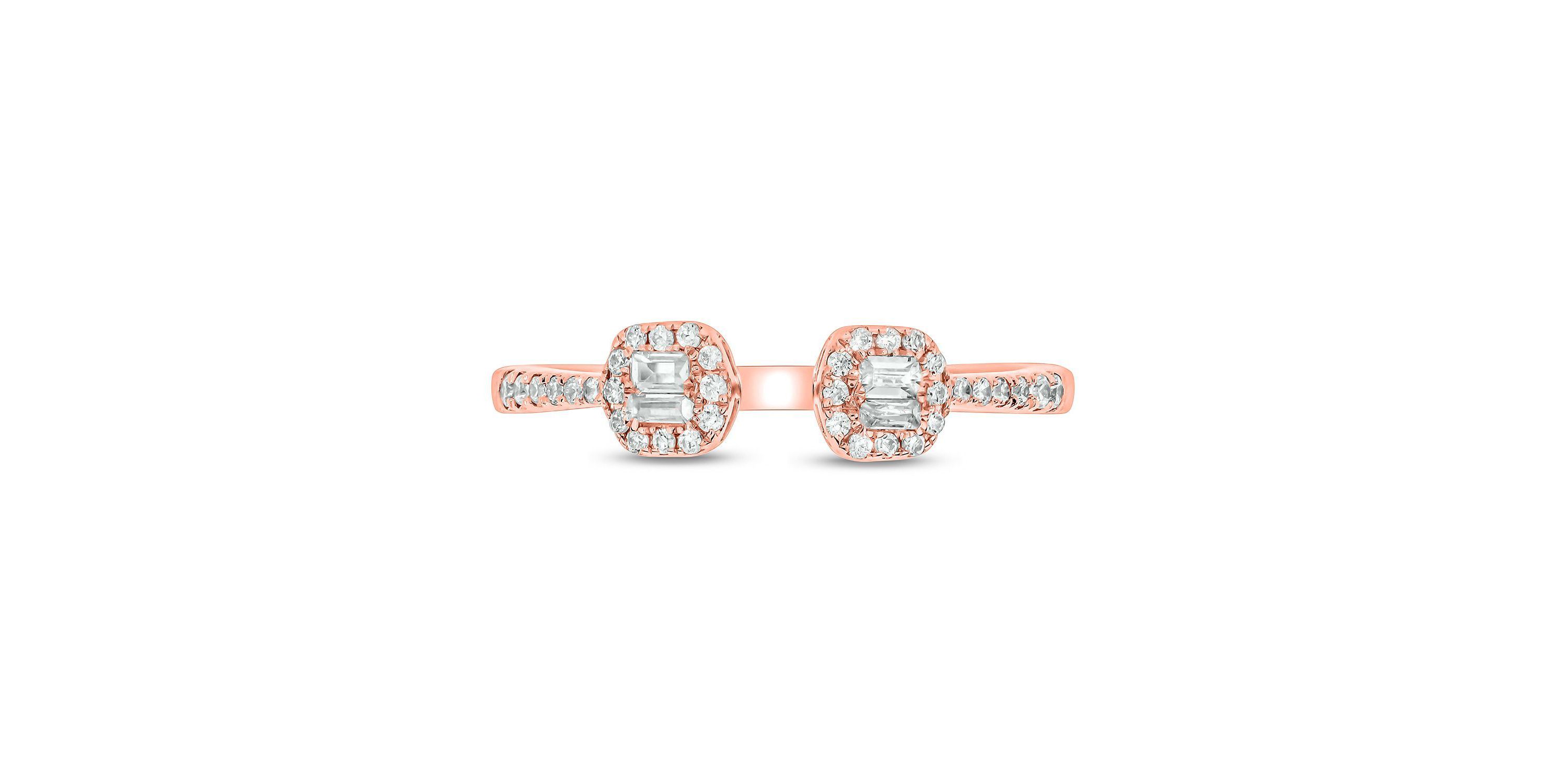 1/4 ct. t.w. Diamond Open Ring In 10K Gold