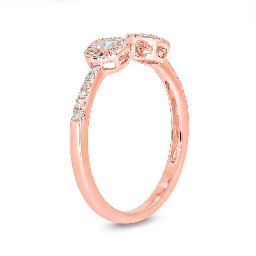 1/4 ct. t.w. Diamond Open Ring In 10K Gold