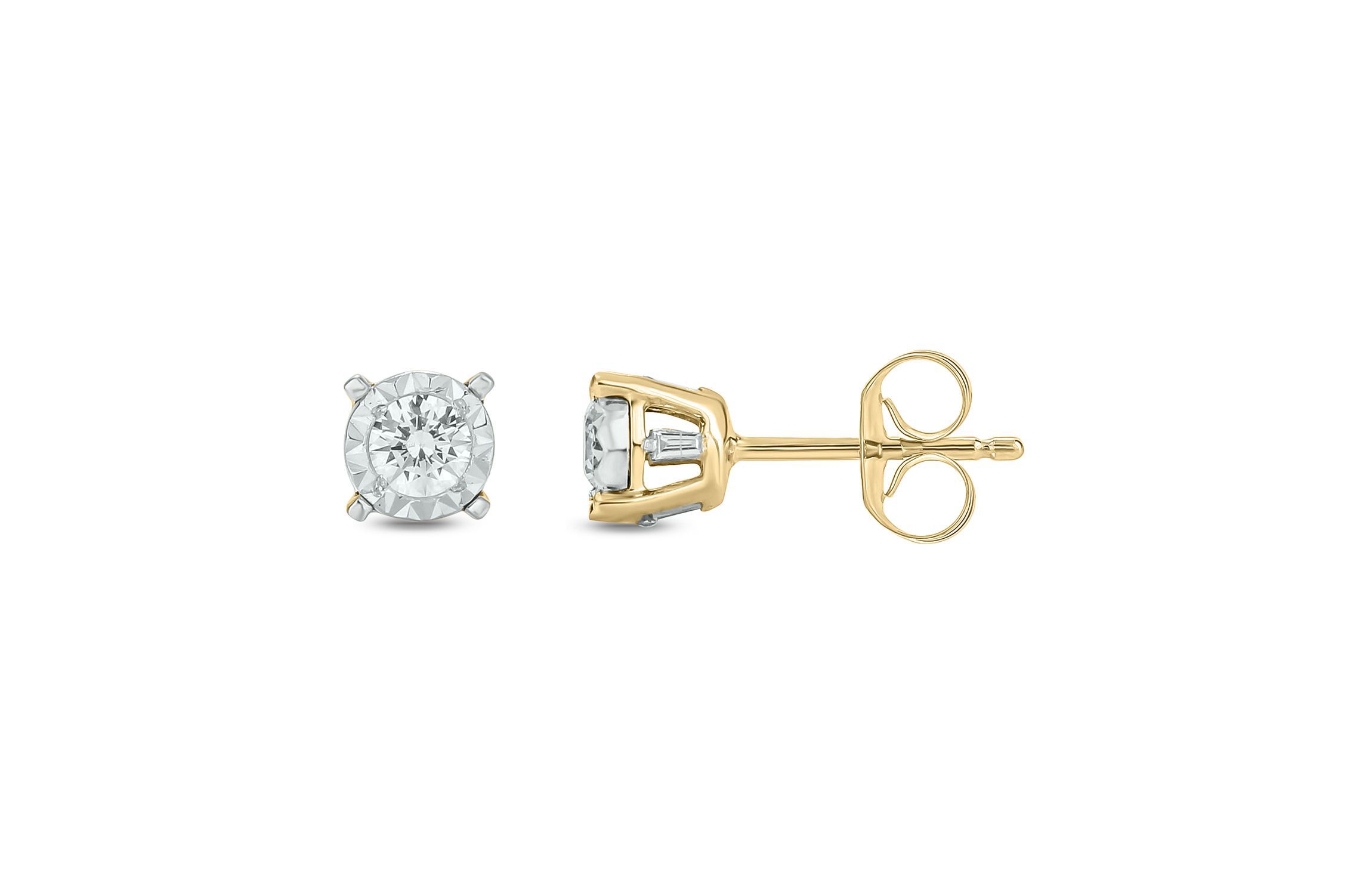 1/4 ct. t.w. Diamond Solitaire Earring In 14K Gold