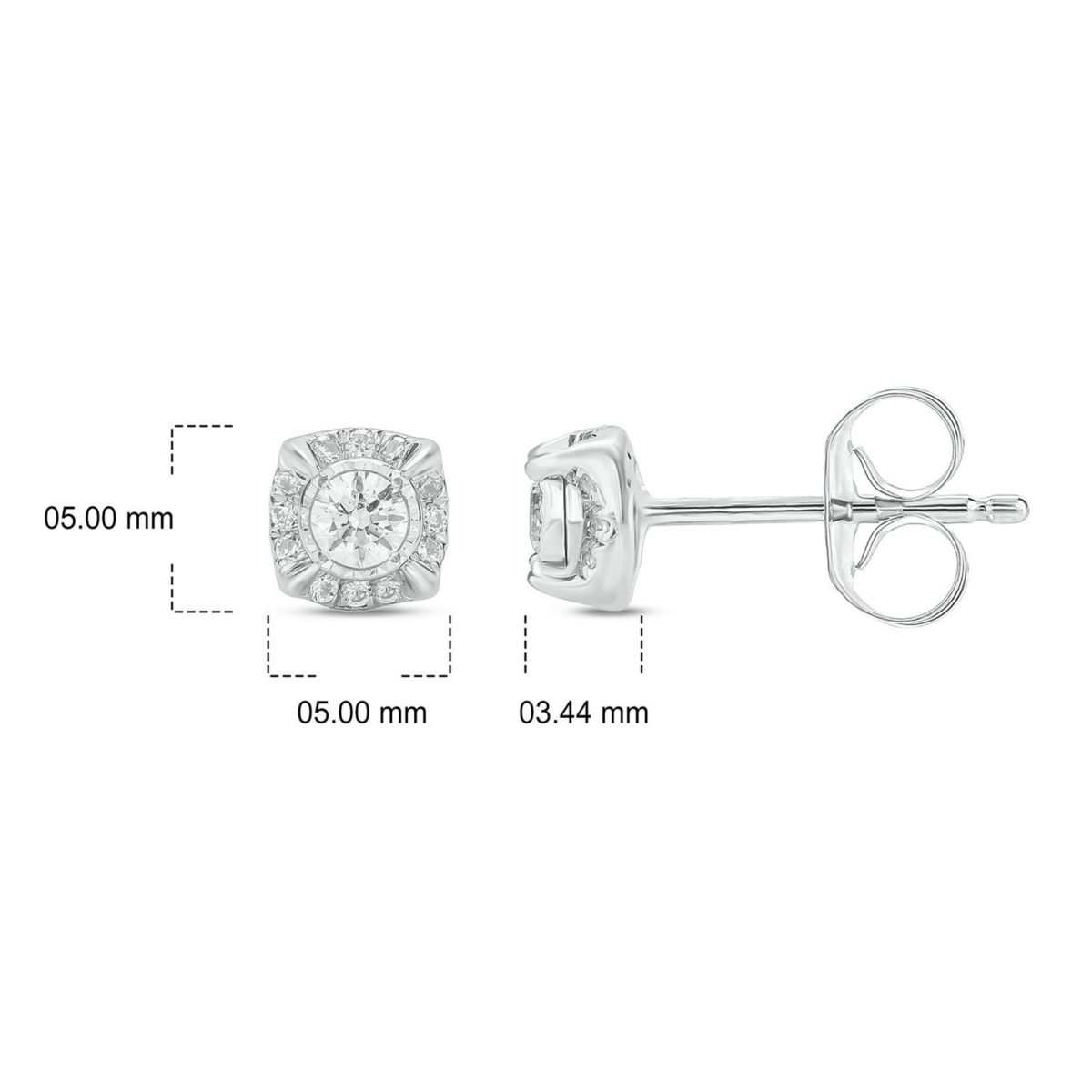 1/4 ct. t.w. Diamond Stud Earring In 10K