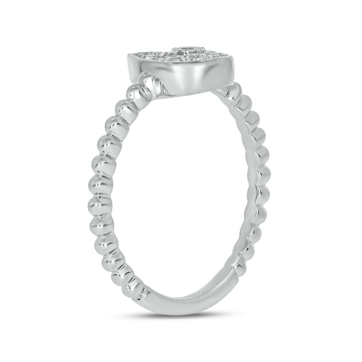 1/5 ct. t.w. Diamond Pear Shape Promise Ring In 10K Gold