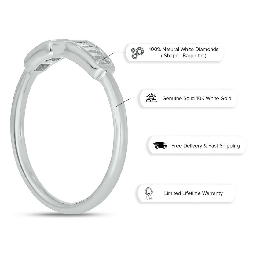 1/6 ct. t.w. Diamond Open Fashion Ring In 10K Gold